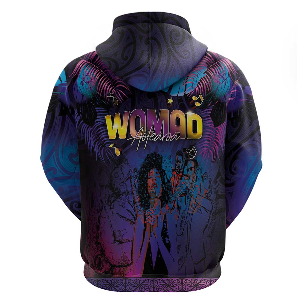 Aotearoa Arts Festival 2025 Zip Hoodie Maori Music Art Dance - Rhythmic Vibes