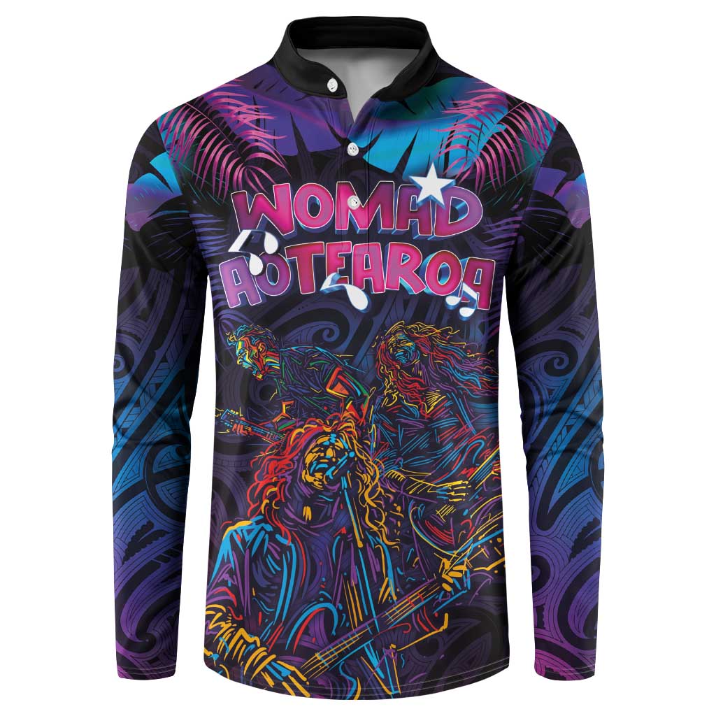 Aotearoa Arts Festival 2025 Button Sweatshirt Maori Performing Art and Music - Rhythmic Vibes