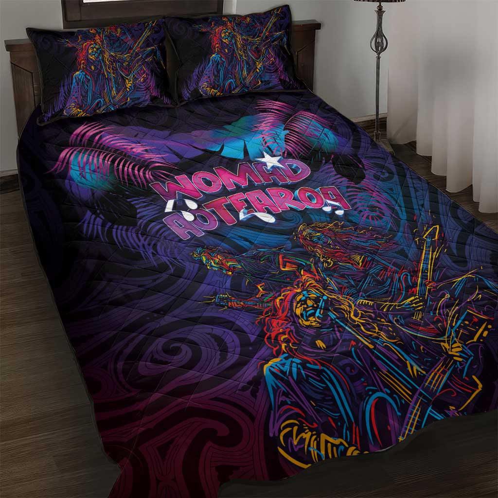 Aotearoa Arts Festival 2025 Quilt Bed Set Maori Performing Art and Music - Rhythmic Vibes