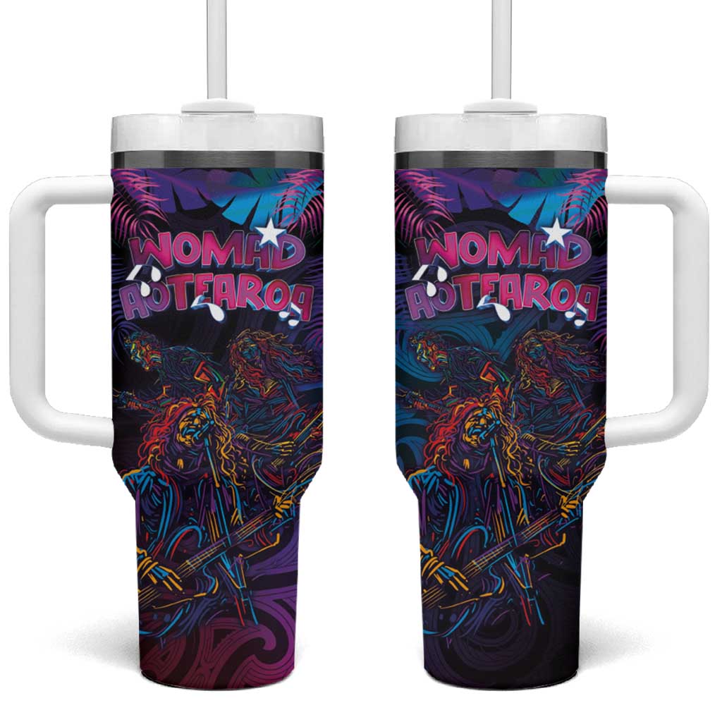 Aotearoa Arts Festival 2025 Tumbler With Handle Maori Performing Art and Music - Rhythmic Vibes