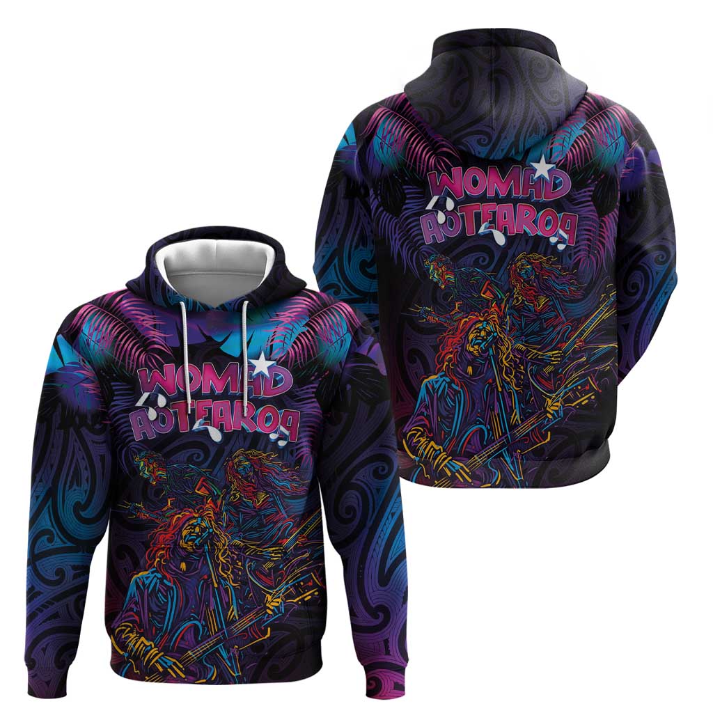 Aotearoa Arts Festival 2025 Zip Hoodie Maori Performing Art and Music - Rhythmic Vibes