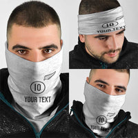 Custom New Zealand Football Neck Gaiter The Whites-Sporty T90 Style LT03 - Polynesian Pride