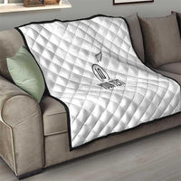 Custom New Zealand Football Quilt The Whites-Sporty T90 Style LT03 - Polynesian Pride