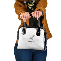Custom New Zealand Football Shoulder Handbag The Whites-Sporty T90 Style - Polynesian Pride