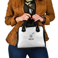 Custom New Zealand Football Shoulder Handbag The Whites-Sporty T90 Style - Polynesian Pride