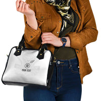 Custom New Zealand Football Shoulder Handbag The Whites-Sporty T90 Style - Polynesian Pride