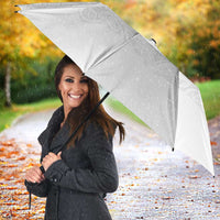 Custom New Zealand Football Umbrella The Whites-Sporty T90 Style LT03 - Polynesian Pride