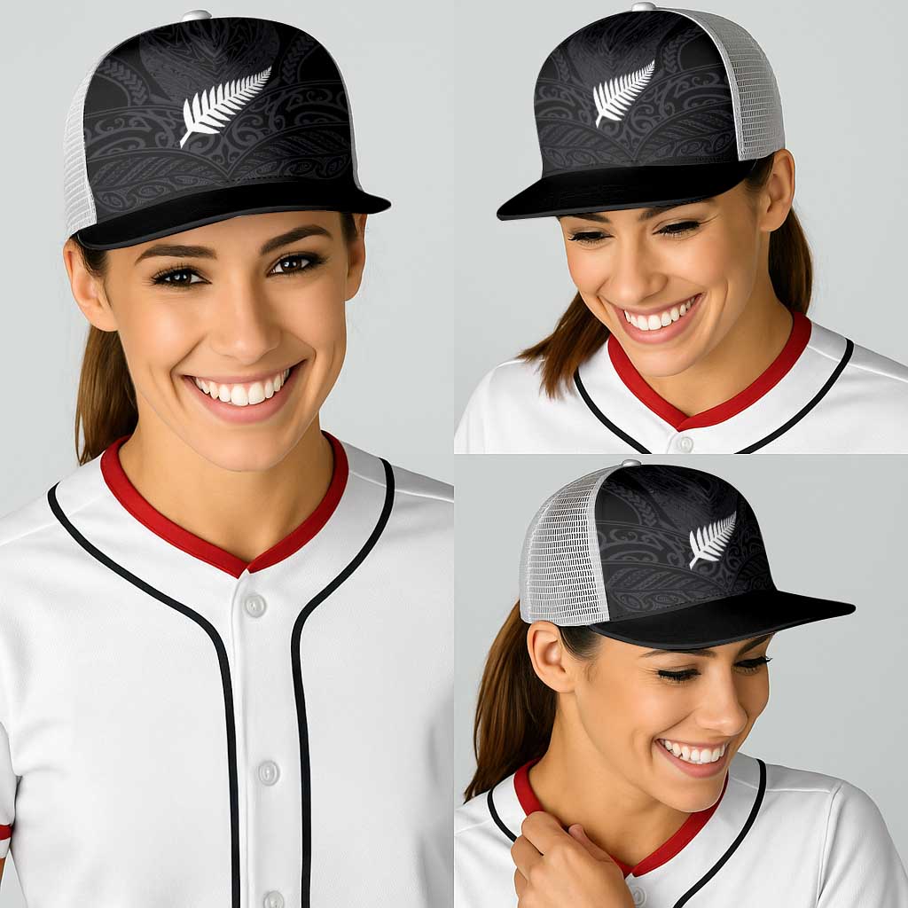 Aotearoa Rugby Baseball Net Cap The Blacks-Sporty T90 Style - Polynesian Pride