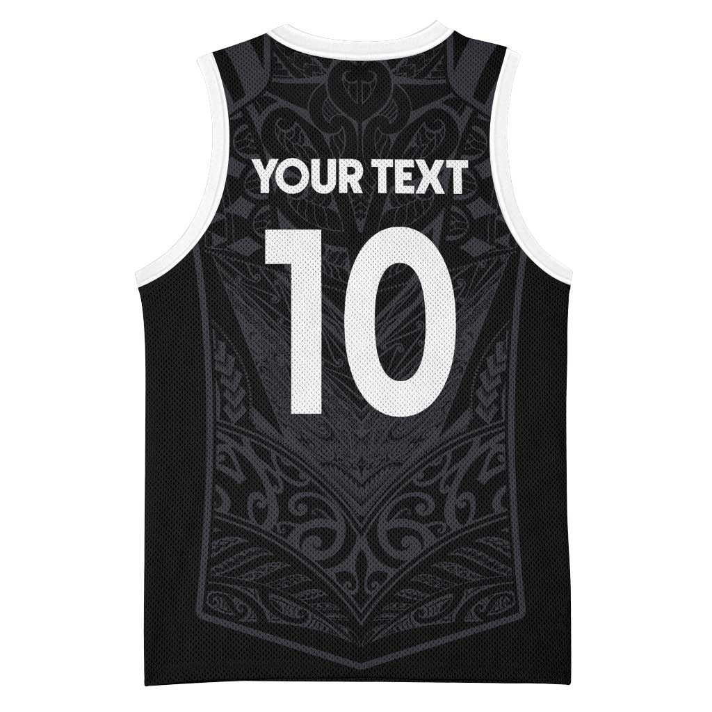 Custom Aotearoa Rugby Basketball Jersey The Blacks-Sporty T90 Style LT03 - Polynesian Pride