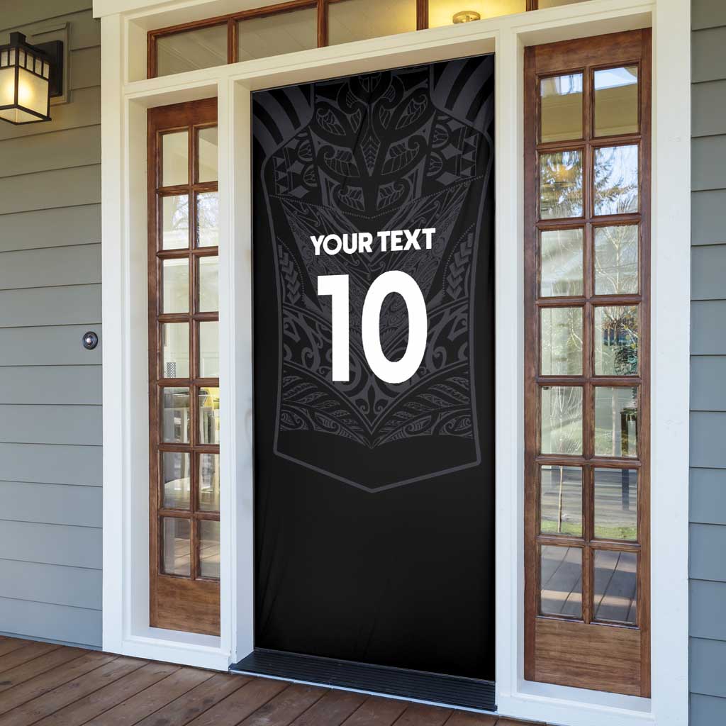 Custom Aotearoa Rugby Door Cover The Blacks-Sporty T90 Style LT03 - Polynesian Pride