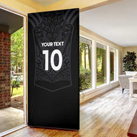 Custom Aotearoa Rugby Door Cover The Blacks-Sporty T90 Style LT03 - Polynesian Pride