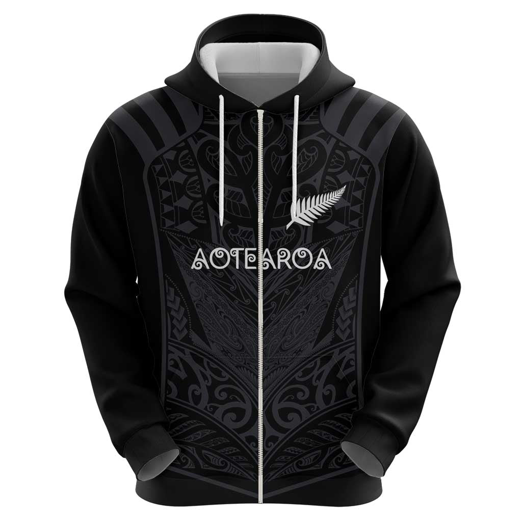 Custom Aotearoa Rugby Hoodie The Blacks-Sporty T90 Style LT03 - Polynesian Pride