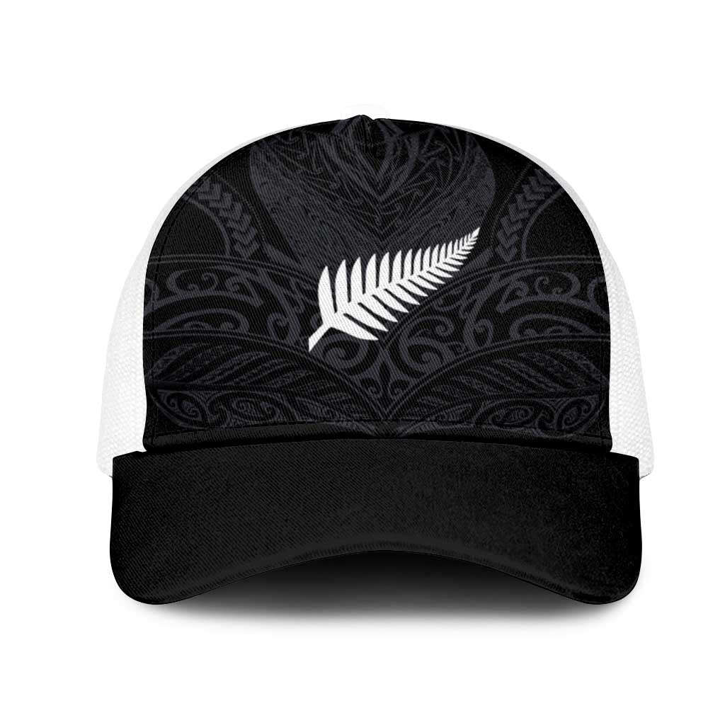 Aotearoa Rugby Mesh Trucker Cap The Blacks-Sporty T90 Style - Polynesian Pride