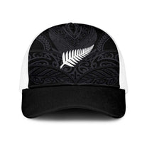 Aotearoa Rugby Mesh Trucker Cap The Blacks-Sporty T90 Style - Polynesian Pride