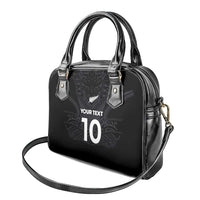 Custom Aotearoa Rugby Shoulder Handbag The Blacks-Sporty T90 Style LT03 - Polynesian Pride