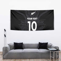 Custom Aotearoa Rugby Tapestry The Blacks-Sporty T90 Style - Polynesian Pride