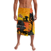 Niue ANZAC Day Lavalava Soldier and Gallipoli Lest We Forget LT03 Yellow - Polynesian Pride