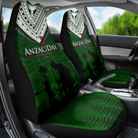 Norfolk Island ANZAC Day Car Seat Cover Soldier Lest We Forget Camouflage LT03 - Polynesian Pride