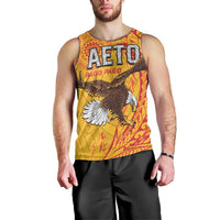 Personalised American Samoa Flag Day Men Tank Top Fautasi Race Pago Pago-Aeto Eagle Wings Tribal Style