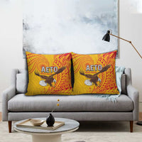 American Samoa Flag Day Pillow Cover Fautasi Race Pago Pago-Aeto Eagle Wings Tribal Style LT03 - Polynesian Pride