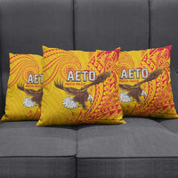 American Samoa Flag Day Pillow Cover Fautasi Race Pago Pago-Aeto Eagle Wings Tribal Style LT03 - Polynesian Pride