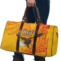 American Samoa Flag Day Travel Bag Fautasi Race Pago Pago-Aeto Eagle Wings Tribal Style LT03 - Polynesian Pride