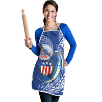 American Samoa Flag Day Apron Fautasi Race Fagatogo-Iseula O Le Moana Sailfish Tribal Style