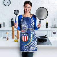 American Samoa Flag Day Apron Fautasi Race Fagatogo-Iseula O Le Moana Sailfish Tribal Style