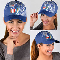 American Samoa Flag Day Classic Cap Fautasi Race Fagatogo-Iseula O Le Moana Sailfish Tribal Style
