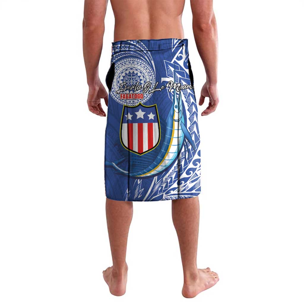 Personalised American Samoa Flag Day Lavalava Fautasi Race Fagatogo-Iseula O Le Moana Sailfish Tribal Style