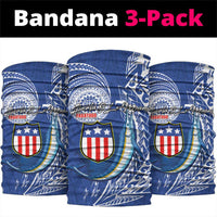 American Samoa Flag Day Neck Gaiter Fautasi Race Fagatogo-Iseula O Le Moana Sailfish Tribal Style