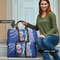 American Samoa Flag Day Travel Bag Fautasi Race Fagatogo-Iseula O Le Moana Sailfish Tribal Style