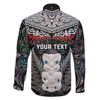 New Zealand Hei Tiki Family Matching Short Sleeve Bodycon Dress and Hawaiian Shirt Maori Green Papua Shell Pattern LT03 - Polynesian Pride