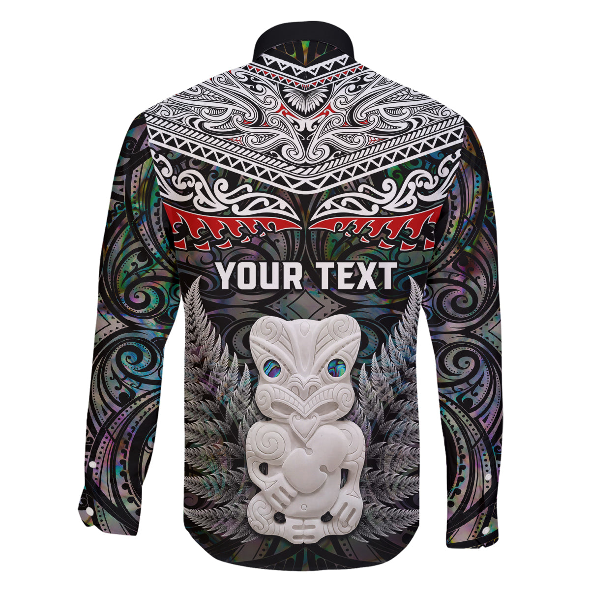 New Zealand Hei Tiki Family Matching Summer Maxi Dress and Hawaiian Shirt Maori Green Papua Shell Pattern LT03 - Polynesian Pride