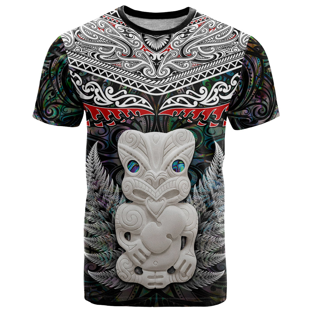 New Zealand Hei Tiki T Shirt Maori Green Papua Shell Pattern LT03 Green - Polynesian Pride