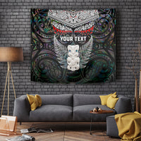 New Zealand Hei Tiki Tapestry Maori Green Papua Shell Pattern LT03 - Polynesian Pride