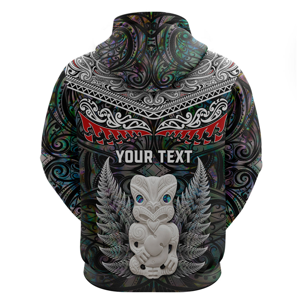New Zealand Hei Tiki Zip Hoodie Maori Green Papua Shell Pattern LT03 - Polynesian Pride