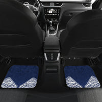 Samoa Indenpendence Day Car Mats Sky Fireworks with Flag Style LT03 Set 2pcs - Back Black - Polynesian Pride