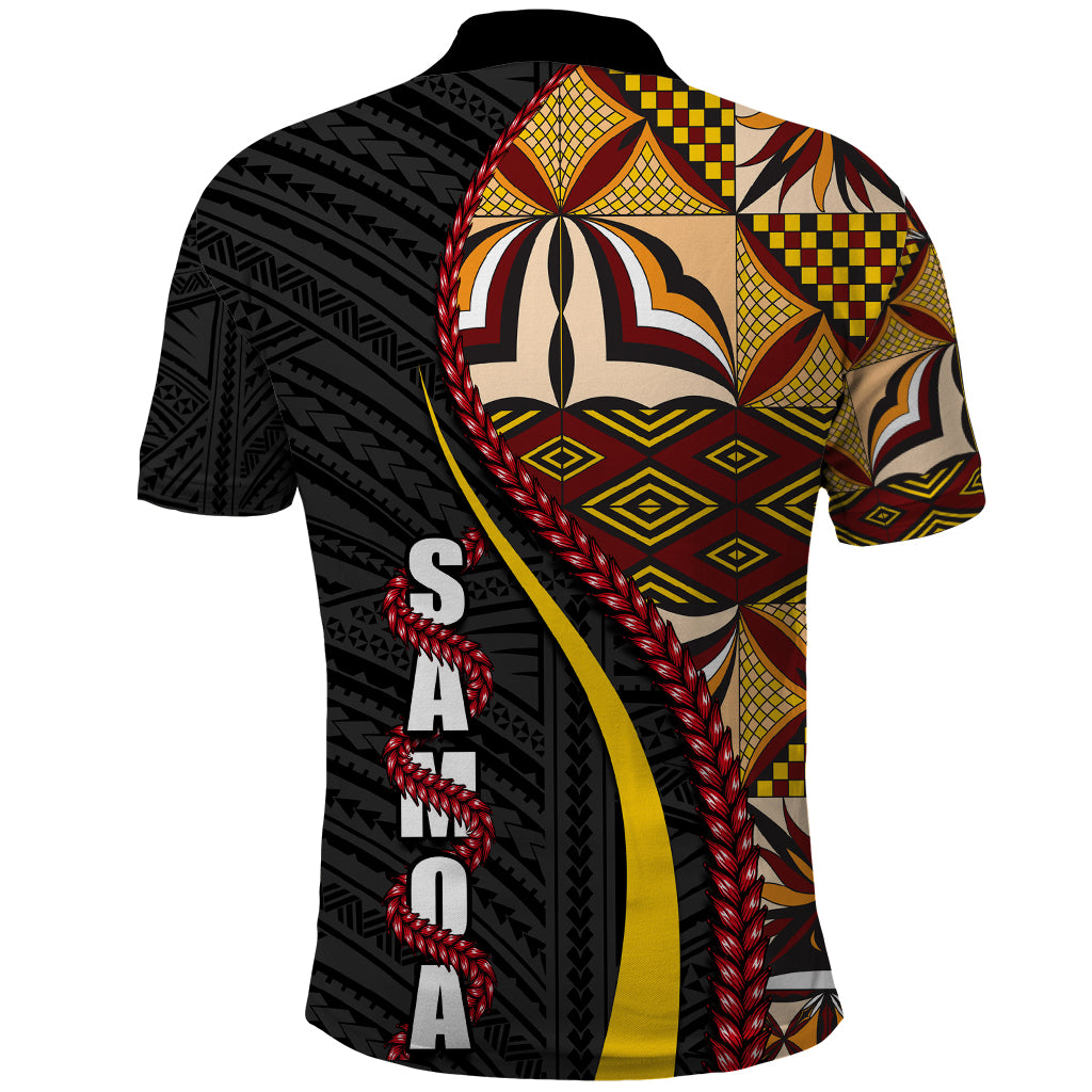 Samoa Siapo Ula Fala Polo Shirt Polynesian Tribal Pattern LT03 - Polynesian Pride