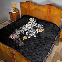 Hawaiian Tropical Plumeria Turtles Quilt Polynesian Art Tattoo