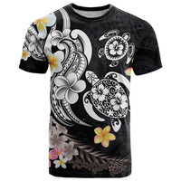 Hawaiian Tropical Plumeria Turtles T Shirt Polynesian Art Tattoo