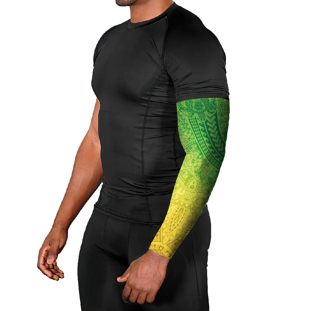 Hawaiian Turtles and Leis Arm Sleeves Tribal Kakau Pattern Fresh Summer Vibe LT03 - Polynesian Pride