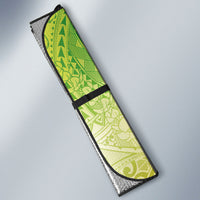 Hawaiian Turtles and Leis Auto Sun Shade Tribal Kakau Pattern Fresh Summer Vibe LT03 - Polynesian Pride