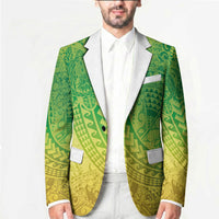 Hawaiian Turtles and Leis Blazer Tribal Kakau Pattern Fresh Summer Vibe LT03 - Polynesian Pride