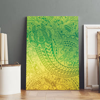 Hawaiian Turtles and Leis Canvas Wall Art Tribal Kakau Pattern Fresh Summer Vibe LT03 - Polynesian Pride