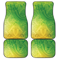 Hawaiian Turtles and Leis Car Mats Tribal Kakau Pattern Fresh Summer Vibe LT03 - Polynesian Pride