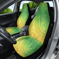 Hawaiian Turtles and Leis Car Seat Cover Tribal Kakau Pattern Fresh Summer Vibe LT03 - Polynesian Pride