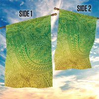 Hawaiian Turtles and Leis Garden Flag Tribal Kakau Pattern Fresh Summer Vibe LT03 - Polynesian Pride