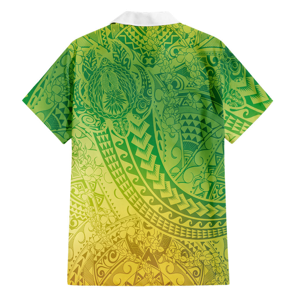 Hawaiian Turtles and Leis Hawaiian Shirt Tribal Kakau Pattern Fresh Summer Vibe LT03 - Polynesian Pride