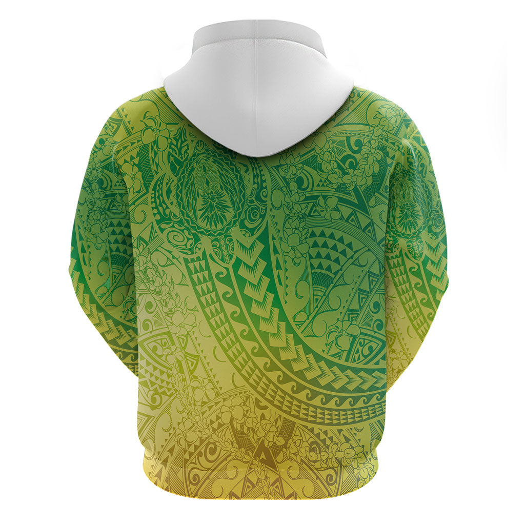 Hawaiian Turtles and Leis Hoodie Tribal Kakau Pattern Fresh Summer Vibe LT03 - Polynesian Pride